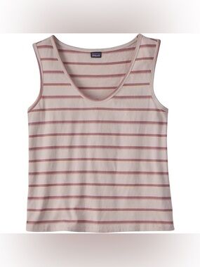 Patagonia Women’s Regenerative Organic Cotton Tank - Sunset Stripe